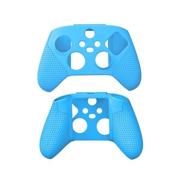 Захисний силіконовий чохол Dobe TYX-0626 Blue для геймпаду Xbox Series X|S + накладки на стіки 1264 фото