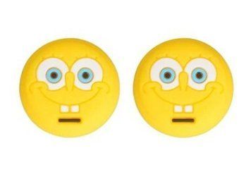 Силіконові накладки на стіки SpongeBob для геймпадів Sony DualShock PS4 / DualSense PS5 / Xbox Series|One (2шт.) 0926 фото
