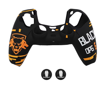 Захисний силіконовий чохол Call of Duty: Black Ops 6 для геймпаду Sony DualSense (PS5) + в подарунок накладки на стіки 1478 фото