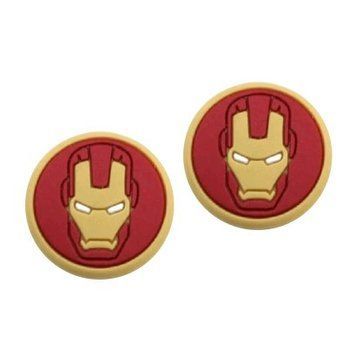 Силіконові накладки на стіки Iron Man ll для геймпадів Sony DualShock PS4 / DualSense PS5 / Xbox Series|One (2шт.) 0739 фото
