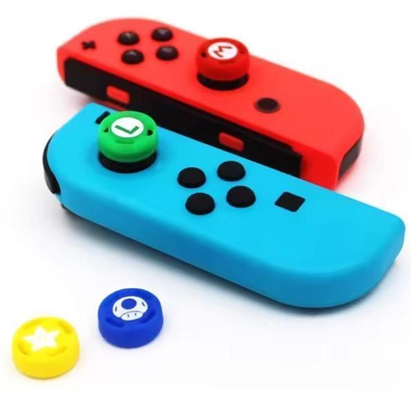 Силіконові накладки на стіки Super Mario (4в1) для Nintendo Switch / Switch OLED / Switch LITE 1164 фото