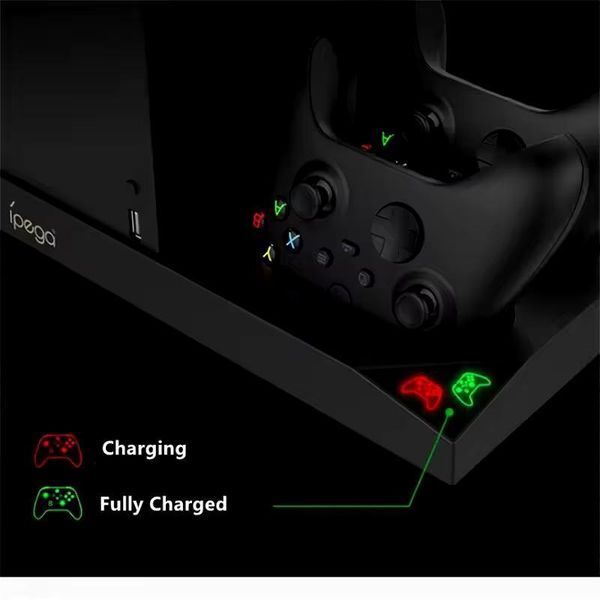 Багатофункціональна зарядна станція 5в1 iPega PG-XBX013 для XBOX Series X з LED-індикацією заряду 1265 фото