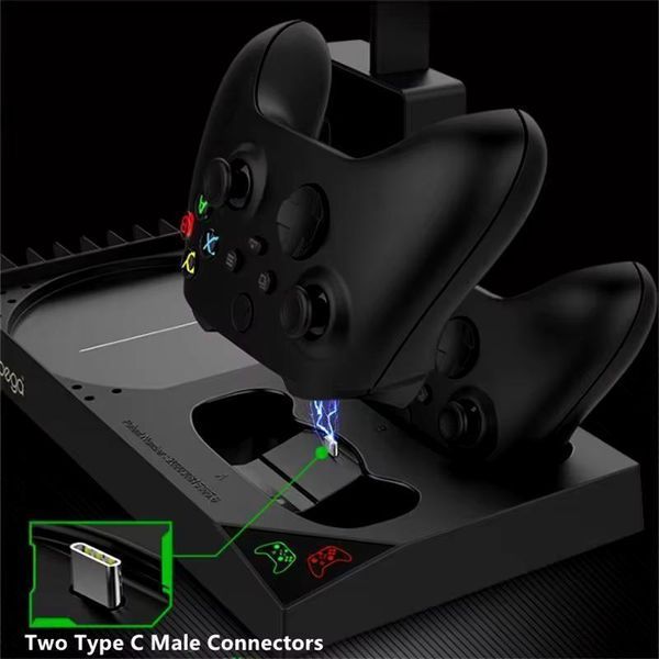 Багатофункціональна зарядна станція 5в1 iPega PG-XBX013 для XBOX Series X з LED-індикацією заряду 1265 фото