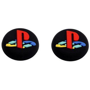 Силіконові накладки на стіки PlayStation для геймпадів Sony DualShock PS4 / DualSense PS5 / Xbox Series|One (2шт.) 0736 фото
