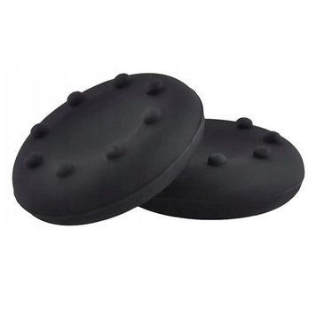 Силіконові накладки на стіки Thumb Grips для Sony DualShock PS4 / DualSense PS5 (Чорні, 2шт.) type ll 0439 фото