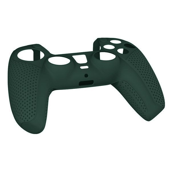 Захисний силіконовий чохол Dobe TP5-0559 Dark Green для геймпаду Sony DualSense (PS5) + накладки на стіки 1463 фото