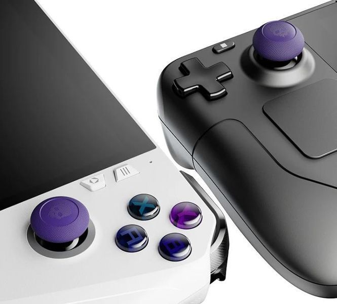 Накладки на стики Skull & Co. (6в1) для игровой приставки Steam Deck / ASUS ROG Ally / Steam Deck OLED (Purple) 0965 фото