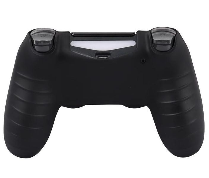 Якісний захисний силіконовий чохол Death Stranding (Black/White) для геймпаду Sony DualShock (PS4) + накладки на стіки 1418 фото