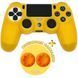 Защитный силиконовый чехол Full Black для геймпада Sony DualShock 4 (PS4) + в подарок накладки на стики 0928 фото