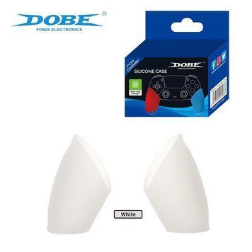 Силіконові рукоятки Dobe TY-3820 (2шт.|White) для геймпадів Sony DualSense PS5 / Xbox Series / Sony DualShock PS4 / Pro Controller 1116 фото