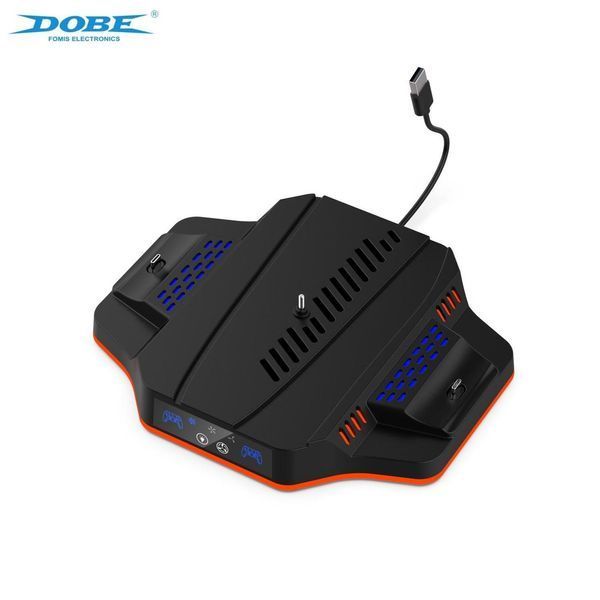Багатофункціональна зарядна станція DOBE TP5-3583 з охолодженням та RGB для Sony PlayStation 5 SLIM 1268 фото