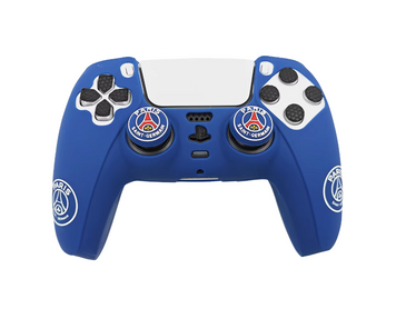 Захисний силіконовий чохол Paris Saint-Germain для геймпаду Sony DualSense (PS5) + в подарунок накладки на стіки 1477 фото