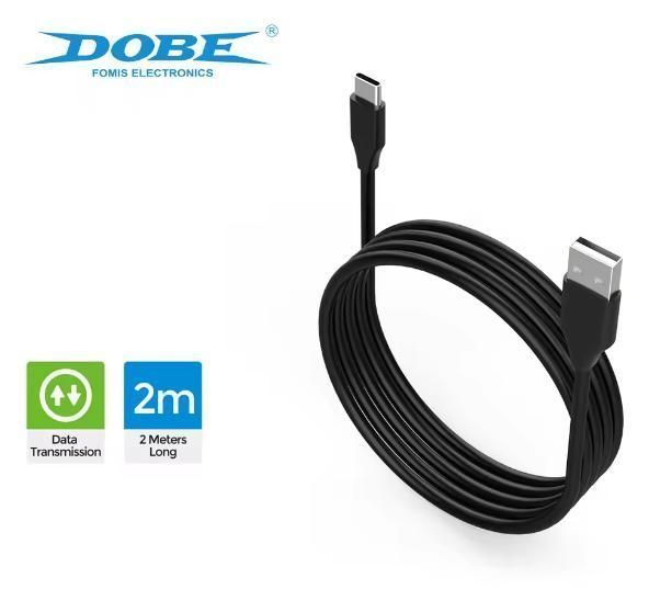 Зарядний кабель DOBE TP5-3580 (2М) USB / Type-C для Sony DualSense PS5 / Xbox Series X|S / Nintendo Switch / Switch OLED / Switch 1168 фото