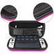 Жорсткий захисний кейс чохол для ігрової консолі Nintendo Switch / Nintendo Switch OLED (Full Pink) + в подарунок накладки на 0931 фото 3