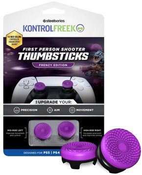 Накладки на стіки KontrolFreek FRENZY EDITION для Sony DualSense PS5 / DualShock PS4 0968 фото