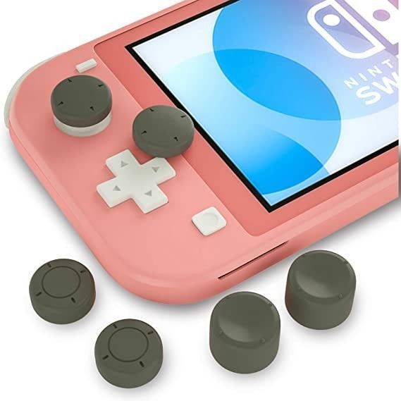 Силіконові накладки на стіки DOBE Thumbstick 6-in-1 для Nintendo Switch (Gray) 0613 фото