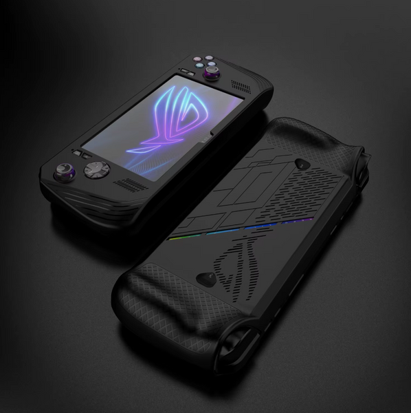 Захисний силіконовий чохол Rubber Black для ігрової консолі ASUS ROG Ally X 1528 фото