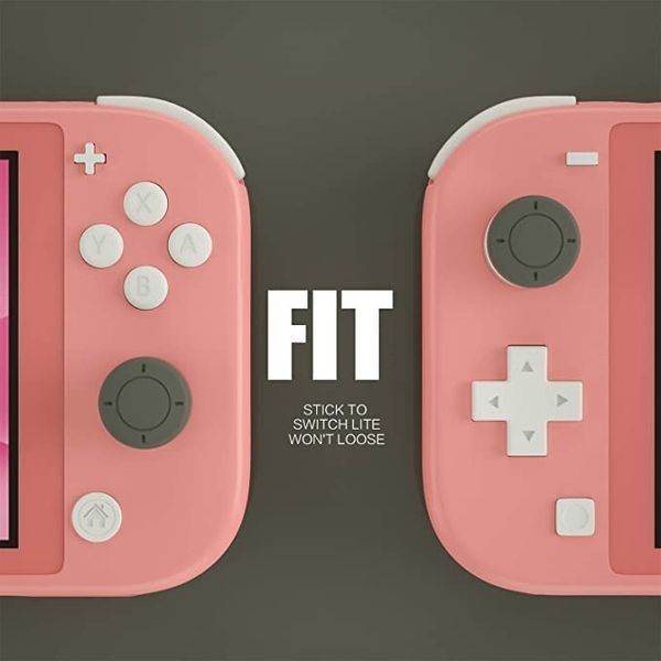 Силіконові накладки на стіки DOBE Thumbstick 6-in-1 для Nintendo Switch (Gray) 0613 фото