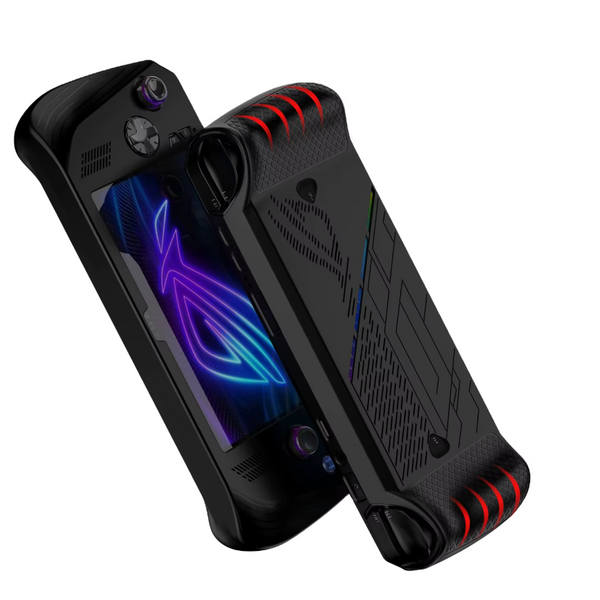 Захисний силіконовий чохол Rubber Black для ігрової консолі ASUS ROG Ally X 1528 фото