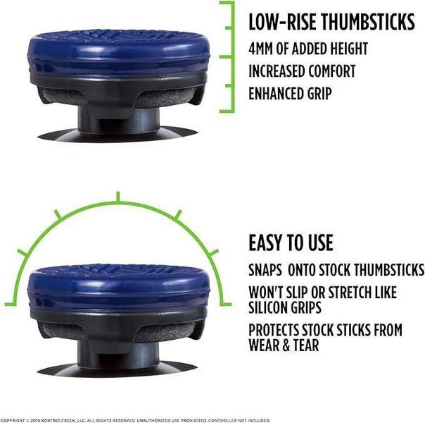 Накладки на стіки KontrolFreek Omni (Blue) для геймпаду Xbox One / Series S|X 0830 фото