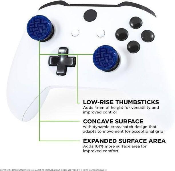 Накладки на стіки KontrolFreek Omni (Blue) для геймпаду Xbox One / Series S|X 0830 фото
