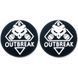 Силиконовые накладки на стики Outbreak для геймпадов Sony DualShock PS4 / DualSense PS5 / Xbox Series|One 1068 фото 1