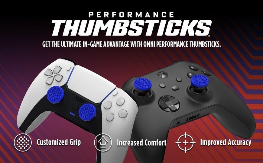 Накладки на стіки KontrolFreek Omni (Blue) для геймпаду Xbox One / Series S|X 0830 фото
