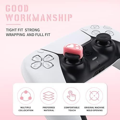 Силіконові накладки на стики Paws 6в1 White/Black для геймпадів PS5 / PS4 / Xbox 1235 фото