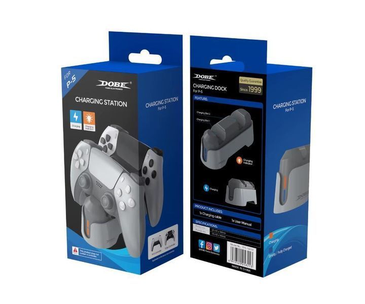 Зарядная станция Dobe TP5-1501X (30th Anniversary Limited Edition) для геймпадов Sony DualSense / DualSense 1447 фото
