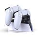 Зарядна станція Honcam для геймпадів DualSense Sony Playstation 5 (White) 0983 фото 9