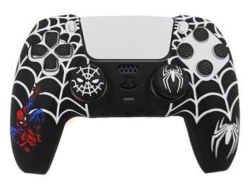 Захисний силіконовий чохол Marvel's Spider-Man 2 (Black) для геймпаду Sony DualSense (PS5) 1316 фото