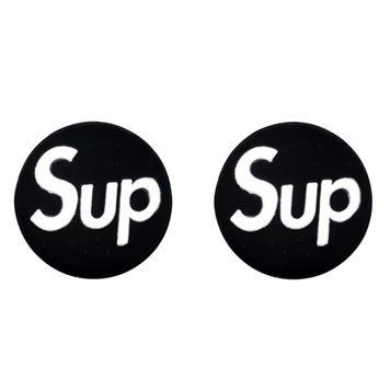 Силіконові накладки на стіки SUP (Black) для геймпадів Sony DualShock PS4 / DualSense PS5 / Xbox Series|One (2шт.) 1069 фото