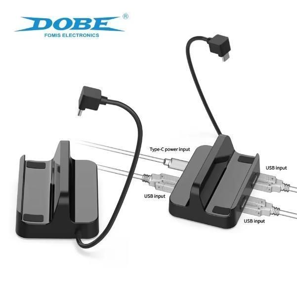Зарядная станция DOBE TY-2832 для Steam Deck | Steam Deck OLED (3x USB 2.0 + Type-C PD) Black 1019 фото