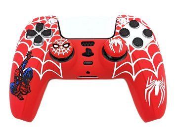 Захисний силіконовий чохол Marvel's Spider-Man 2 (Red) для геймпаду Sony DualSense (PS5) 1317 фото