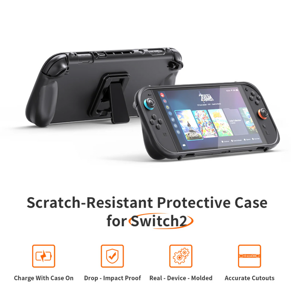 Защитный чехол с подставкой JYS для портативной игровой консоли Nintendo Switch 2 1518 фото