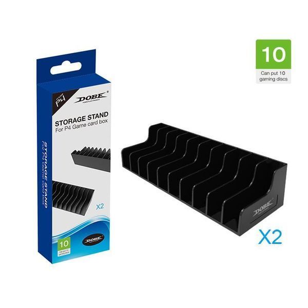 Підставка Dobe для 20 дисків PlayStation/Xbox (Black) 0970 фото