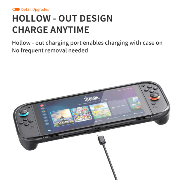 Защитный чехол с подставкой JYS для портативной игровой консоли Nintendo Switch 2 1518 фото