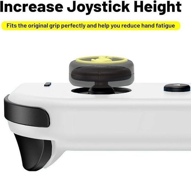 Силіконові накладки на стіки Pikachu для Nintendo Switch / Switch OLED / Switch LITE (2шт.) 1120 фото