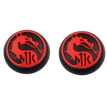 Силіконові накладки на стіки Mortal Kombat 11 (Red) для геймпадів Sony DualShock PS4 / DualSense PS5 / Xbox Series|One (2шт.) 1071 фото