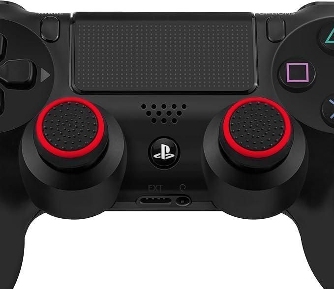 Силіконові антиковзкі накладки на стіки Honson (Black/White) для геймпадів Sony DualShock PS4 / DualSense PS5 / Xbox Series / Xbox 1269 фото