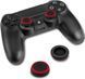 Силіконові антиковзкі накладки на стіки Honson (Black/White) для геймпадів Sony DualShock PS4 / DualSense PS5 / Xbox Series / Xbox 1269 фото 6