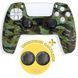 Захисний силіконовий чохол Camo (Type 8) для геймпаду Sony DualSense&trade; (PS5) + в подарунок накладки на стіки 0772 фото