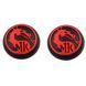 Силіконові накладки на стіки Mortal Kombat 11 (Red) для геймпадів Sony DualShock PS4 / DualSense PS5 / Xbox Series|One (2шт.) 1071 фото 1
