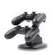 Вертикальна зарядна станція для геймпадів DualShock 4 (PS4) з підсвічуванням (Black) 0971 фото 2