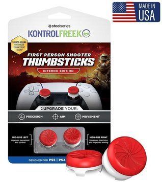Накладки на стіки KontrolFreek Inferno Edition 2025 для Sony DualSense PS5 / DualShock PS4 1367 фото