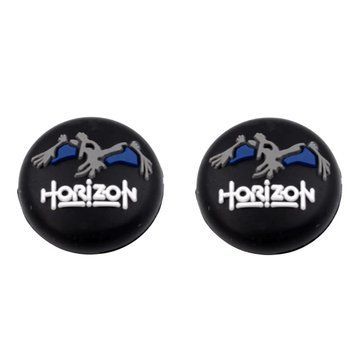Силіконові накладки на стіки Horizon Zero Dawn (Black) для геймпадів Sony DualShock PS4 / DualSense PS5 / Xbox Series|One (2шт.) 1072 фото
