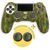 Силіконовий чохол Green Camouflage (Type 1) для геймпаду Sony DualShock 4&trade; (PS4) + в подарунок накладки на стіки 03071 фото