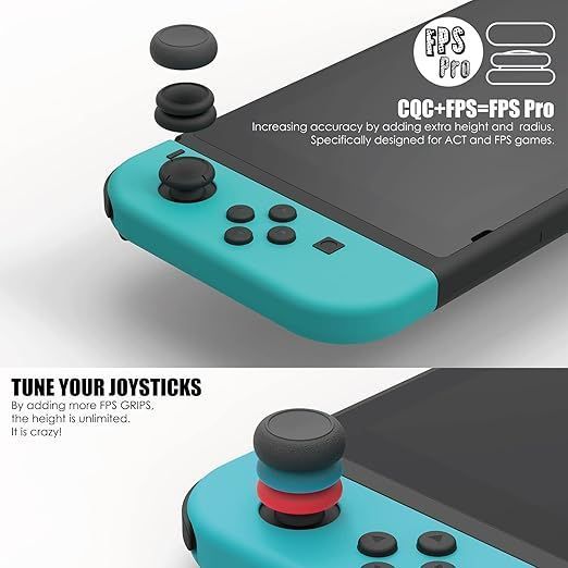 Накладки на стіки Skull & Co. (Black) 6в1 для Nintendo Switch / Switch OLED / LITE 1466 фото