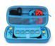 Жорсткий захисний кейс чохол DOBE TNS-2121 для ігрової консолі Nintendo Switch / Switch OLED (Blue) + 2 картхолдери + накладки на 1312 фото 2