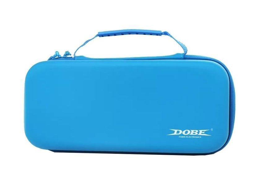 Жорсткий захисний кейс чохол DOBE TNS-2121 для ігрової консолі Nintendo Switch / Switch OLED (Blue) + 2 картхолдери + накладки на 1312 фото